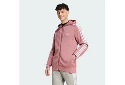 adidas Kapuzenjacke Essentials 3-Streifen Rosa/Rot