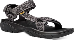 Teva Terra Fi 5 Universal Trekkingsandale Grau/Dunkelgrau/Gelb/Grün