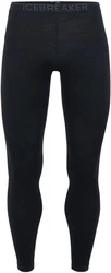 Icebreaker Funktionsunterhose 200 Oasis Leggings Schwarz/Dunkelblau/Blau