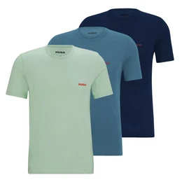Unterziehshirt Crew-Neck T-Shirt (3-St., 3 Stck) mit Logo-Print