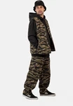 REELL Meadow Vest Dunkelgrün/Khaki/Braun