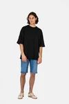 REELL T-Shirt Yoke Schwarz/Beige