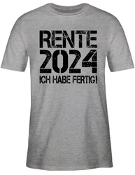 Shirtracer T-Shirt Rente schwarz