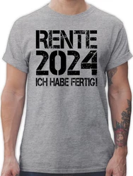 Shirtracer T-Shirt Rente schwarz