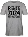 Shirtracer T-Shirt Rente schwarz