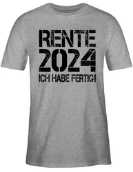 Shirtracer T-Shirt Rente schwarz