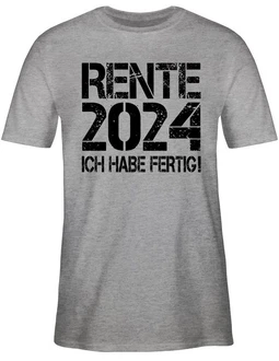 Shirtracer T-Shirt Rente schwarz Shirtracer T-Shirt Rente schwarz