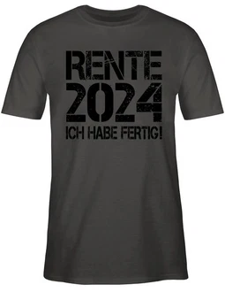 Shirtracer T-Shirt Rente schwarz Shirtracer T-Shirt Rente schwarz