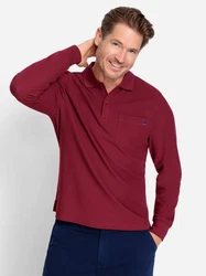 Witt Langarm-Poloshirt CATAMARAN Dunkelrot/Bordeaux