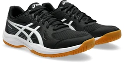 Asics UPCOURT 6 Hallenschuh Schwarz/Weiß/Hellgrau