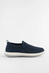 Next Comfort Schlupfschuhe Slipper Blau/Dunkelblau