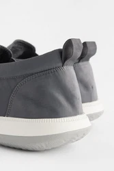 Next Comfort Schlupfschuhe Slipper Grau/Dunkelblau/Dunkelgrau