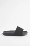 Next Bequemer Zehentrenner Badepantolette (1) Schwarz/Dunkelgrau/Grau