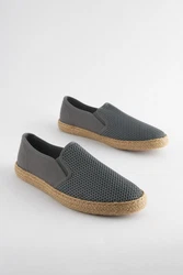 Next Netz-Espadrilles Espadrille Grau/Dunkelblau/Blau/Schwarz/Dunkelgrau