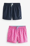 Next Badeshorts 2er Pack (2-St) Rosa/Dunkelblau