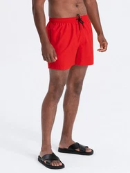 OMBRE Badehose Magic-Print für Männer Rot/Dunkelrot/Schwarz