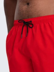 OMBRE Badehose Magic-Print für Männer Rot/Dunkelrot/Schwarz