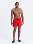 OMBRE Badehose Magic-Print für Männer Rot/Dunkelrot/Schwarz