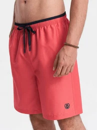 Badehose Herren-Badeshorts mit zweifarbigem Bndchen