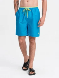 OMBRE Badehose Herren Badeshorts Türkis/Blau/Hellblau