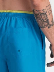 OMBRE Badehose Herren Badeshorts Türkis/Blau/Hellblau