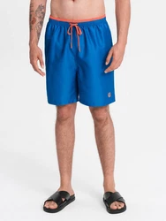 OMBRE Badehose Herren Badeshorts Blau/Hellblau/Dunkelblau/Orange