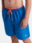 OMBRE Badehose Herren Badeshorts Blau/Hellblau/Dunkelblau/Orange