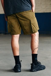 Next Badeshorts im Utility-Look (1-St) Khaki/Dunkelgrün/Grün