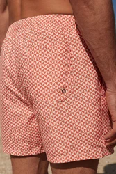 Next Badeshorts mit Print Rot/Rosa