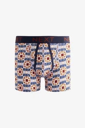 Next Bandeau-Bikini-Top Boxershorts (4er-Pack) Gelb/Creme/Grau/Rot/Mischfarben/Dunkelblau/Lila