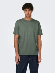 Only & Sons T-Shirt 'Max' dunkelgrün