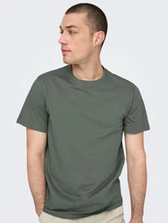 Only & Sons T-Shirt 'Max' dunkelgrün