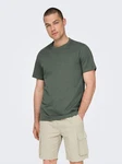 Only & Sons T-Shirt 'Max' dunkelgrün
