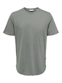 Only & Sons T-Shirt 'Matt' Dunkelgrün/Grün/Grau/Hellgrau Only & Sons T-Shirt 'Matt' Dunkelgrün/Grün/Grau/Hellgrau