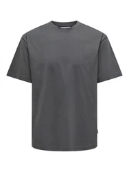 ONLY & SONS T-Shirt ONSFred (1-tlg) Dunkelgrau/Grau/Hellgrau