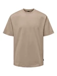 ONLY & SONS T-Shirt ONSFred (1-tlg) hellbraun ONLY & SONS T-Shirt ONSFred (1-tlg) hellbraun