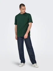 ONLY & SONS T-Shirt ONSFred (1-tlg) dunkelgrn