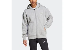 Adidas Sportswear Kapuzensweatshirt SZN FL FZ Hellgrau/Grau