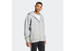 Adidas Sportswear Kapuzensweatshirt SZN FL FZ Hellgrau/Grau