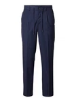 SELECTED HOMME Chinohose SLH190-REG TAPERED LEROY PLEAT PANT Dunkelblau/Blau/Hellblau
