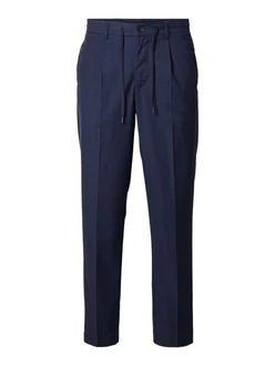 SELECTED HOMME Chinohose SLH190-REG TAPERED LEROY PLEAT PANT