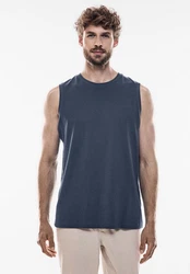 STREET ONE MEN Tanktop Dunkelblau/Grau/Blau