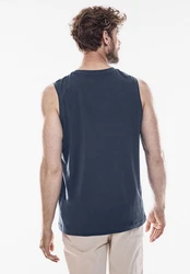 STREET ONE MEN Tanktop Dunkelblau/Grau/Blau
