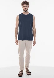 STREET ONE MEN Tanktop Dunkelblau/Grau/Blau