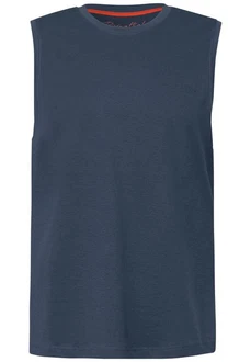 STREET ONE MEN Tanktop Dunkelblau/Grau/Blau