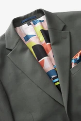 Next Baukastensakko Motion Flex Stretch Slim Fit Anzugsakko Dunkelgrün/Khaki/Grau/Grün