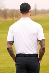 Next Bandeau-Bikini-Top Strukturiertes Golf-Polohemd Weiß/Creme