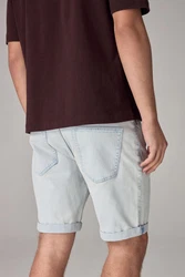 Next Jeansshorts Denim-Shorts mit Stretchanteil Hellblau/Blau/Grau