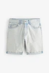 Next Jeansshorts Denim-Shorts mit Stretchanteil Hellblau/Blau/Grau