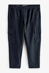 Next Cargohose mit Elastikbund Dunkelblau/Blau